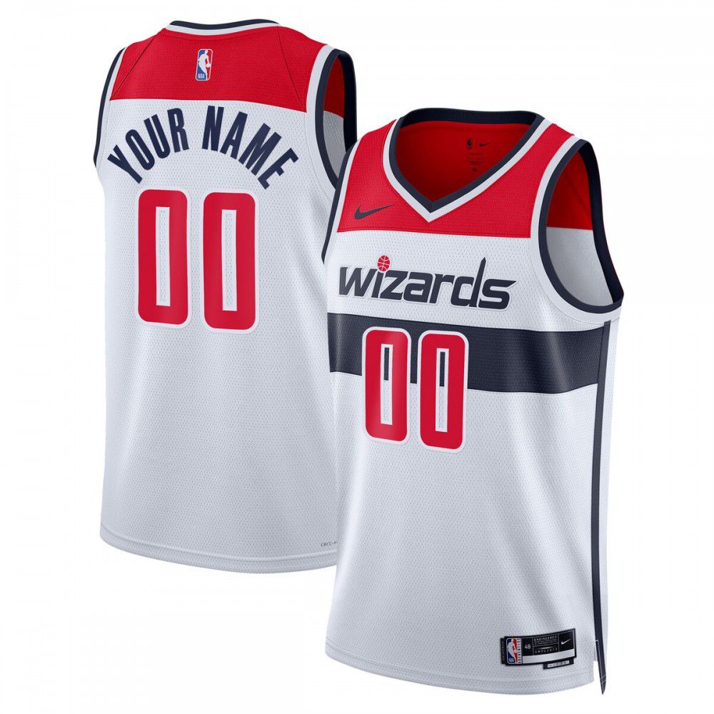 Washington Wizards Unisex 2022/23 Swingman Custom Jersey White - Association Edition-Pro Kit Vault | Brand New 26/27 Sports Jerseys